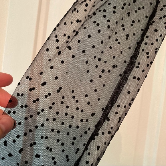 Ichi blouse mesh dot puff sleeve - Picture 8 of 10